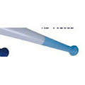 Regular Size White/Light Blue Inflatable Baseball Bat